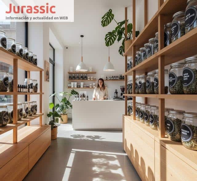 Tienda de CBD moderna en Barcelona